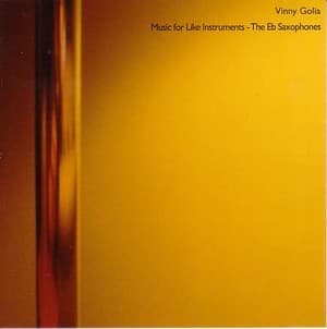 Music For Like Instruments - The Eb Saxophones