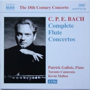 C.P.E. Bach: Complete Flute Concertos (CD2)