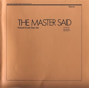 The Master Said