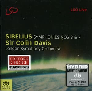 Symphonies Nos 3 & 7 (Sir Colin Davis)