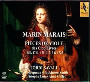 Pièces De Viole Des Cinq Livres (1686 - 1725)