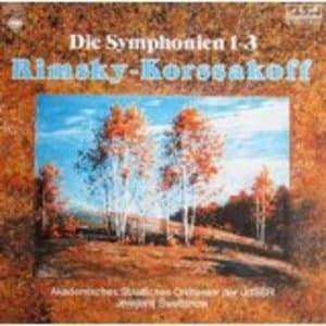 Nikolai Rimsky-korssakoff, Die Symphonien 1-3