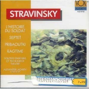 L'histoire Du Soldat, Septet, Pribaoutki, Ragtime