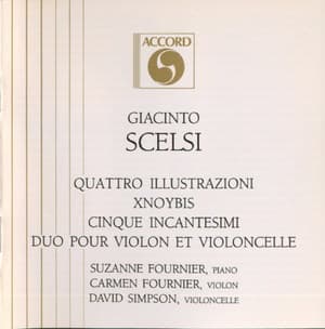 Quattro Illustrazioni (1953) Xnoybis (1964) Cinque Incantesimi (1953)