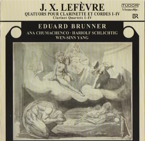 J.x.lefevre - Quartets For Clarinet And String Trio I-iv - E.brunner
