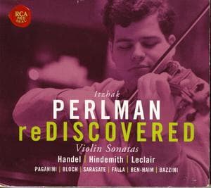 Perlman - Rediscovered: Violin Sonatas