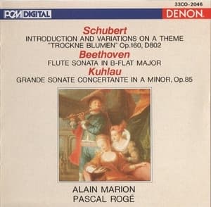 Schubert, Beethoven, Kuhlau - Flute And Piano - Marion, Roge