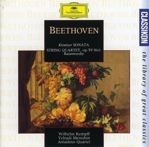 Beethoven, Kreutzer Sonata And String Quartet Op 59 No 1