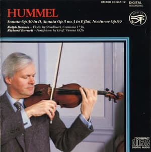 Hummel – Works For Violin & Piano – Holmes & Burnett