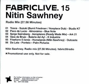 Fabriclive. 15: Mixed By Nitin Sawhney (radio Mix)