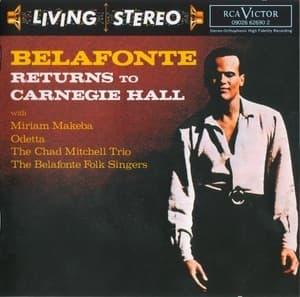 Belafonte Returns To Carnegie Hall