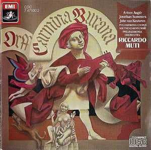 Carmina Burana - Cantiones Profanae (Riccardo Muti) {EMI 7 47100 2 Japan}