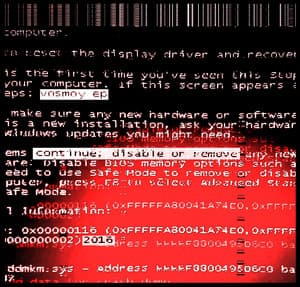 Continue, Disable or Remove