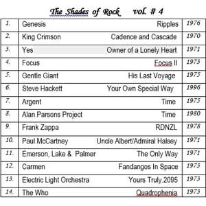 The Shades Of Rock  Vol.#4. Compilation By Sk