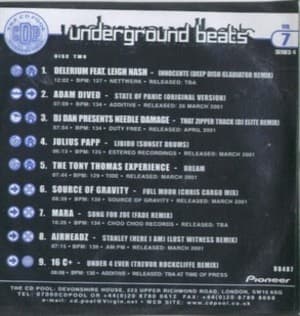 Underground Beats (Series 4 Volume 7)