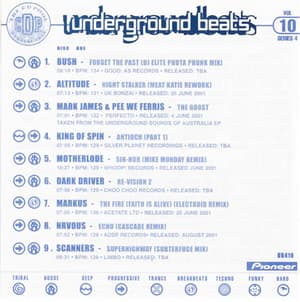 Underground Beats (Series 4 Volume 10)