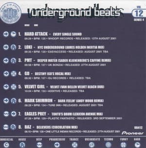 Underground Beats (Series 4 Volume 12)