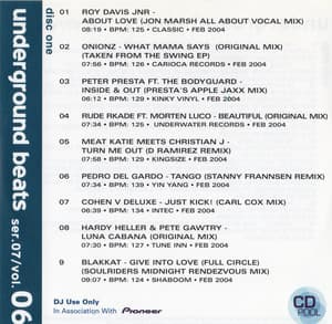 Underground Beats (Series 7 Volume 6)