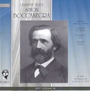 Simon Boccanegra (Version 1857, John Matheson, 1975)
