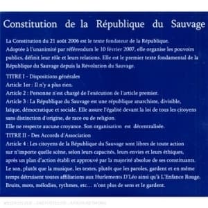 Constitution De La Republique Du Sauvage