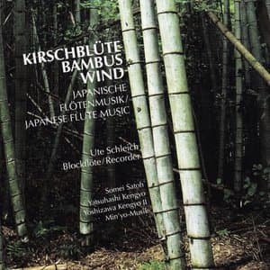 Kirschblute, Bambus, Wind