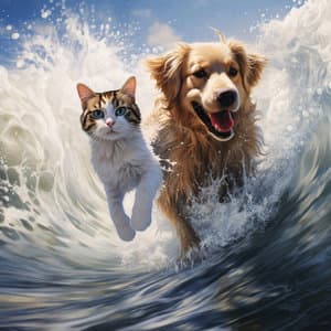 Harmonic Waves with Four-Legged Oceanic Friends