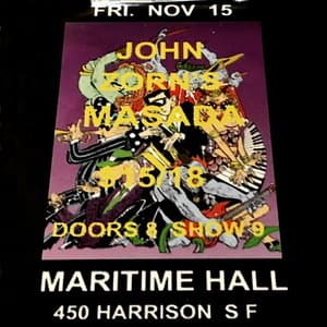 1996-11-15, Maritime Hall, San Francisco, CA