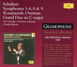 Symphonies Nos. 1-6, 8 & 9, Rosamunde Overture, Grand Duo (The Chamber Orchestra of Europe, Claudio Abbado)