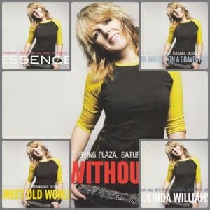 World Without Tears, Essence, Car Wheels On A Gravel Road, Sweet Old World, Lucinda Williams