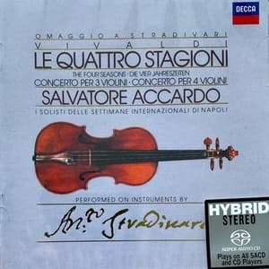 Le Quattro Stagioni, Concertos For 3 & 4 Violins (Salvatore Accardo)