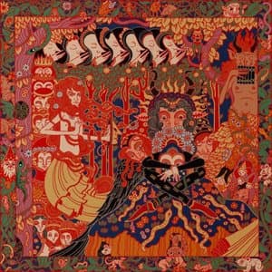 + dar skogen sjunger under evighetens granar +