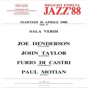 1988-04-26, Sala Verdi del Teatro Ariosto, Reggio Emilia, Italy