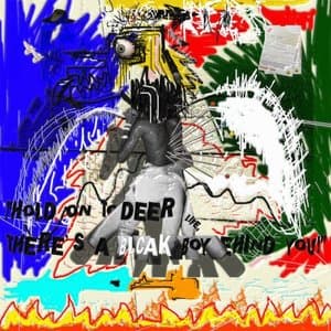 Hold On To Deer Life, Theres A Blcak Boy Behind You!