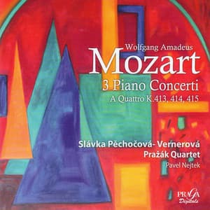 3 Piano Concerti A Quattro K. 413, 414, 415 (Prazak Quartet)