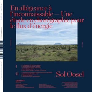 En allegeance a linconnaissable -- Une etude en choregraphie pour le flux denergie