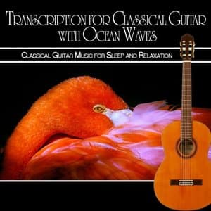 Transcription for Classical Guitar with Ocean Waves: Classical Guitar Music for Sleep and Relaxation