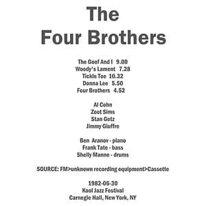 1982-06-30, Carnegie Hall, New York, NY - FM unknown