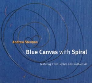 Blue Canvas With Spiral