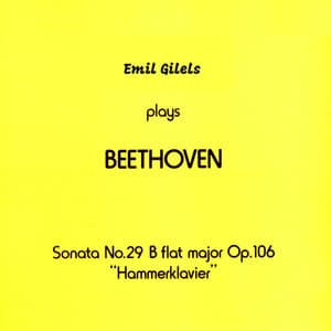 Sonata No. 29 in B-Flat Major, Op. 106 "Hammerklavier"