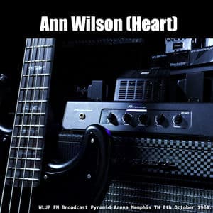 Ann Wilson (Heart) - WLUP FM Broadcast Pyramid Arena Memphis TN 8th October 1984.