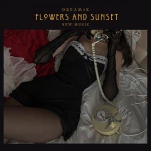 Flowers And Sunset