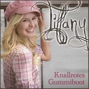 Knallrotes Gummiboot
