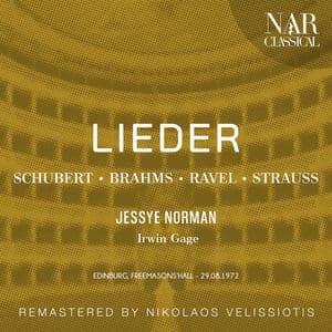 LIEDER: SCHUBERT; BRAHMS; RAVEL; STRAUSS