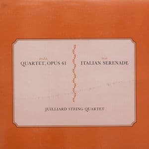 Juilliard String Quartet - Dvorak Quartet, Opus 61 & Wolf Italian Serenade