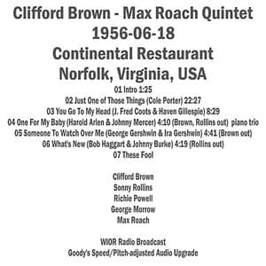 1956-06-18, Continental Restaurant, Norfolk, VA