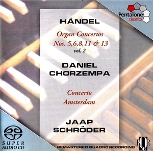 Organ Concertos - Nos. 5, 6, 8, 11 & 13 - Vol. 2 (Daniel Chorzempa)