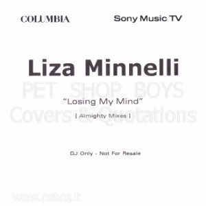 Losing My Mind (almighty Mixes) Cdr Promo