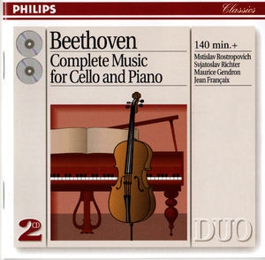 Cello and Piano Sonatas (Rostropovich, Richter) 2CD