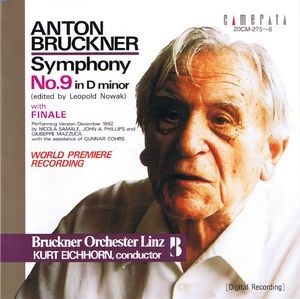 Symphony No.9 In D Minor (K. Eichhorn, Bruckner Orchester Linz) (2CD)