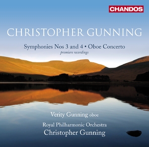 Gunning - Symphonies 3 And 4;  Oboe Concerto